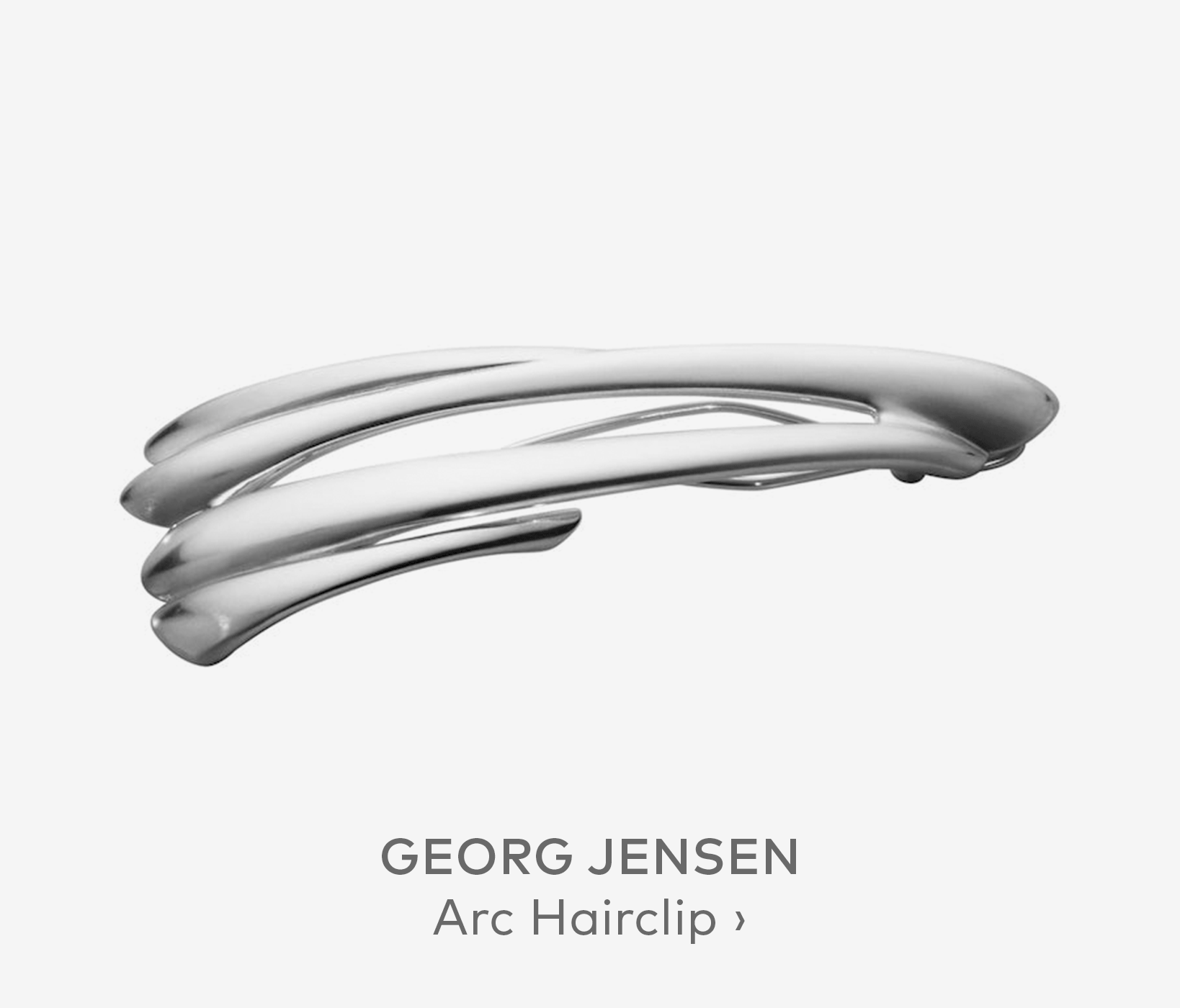 GEORG JENSEN Arc Hairclip