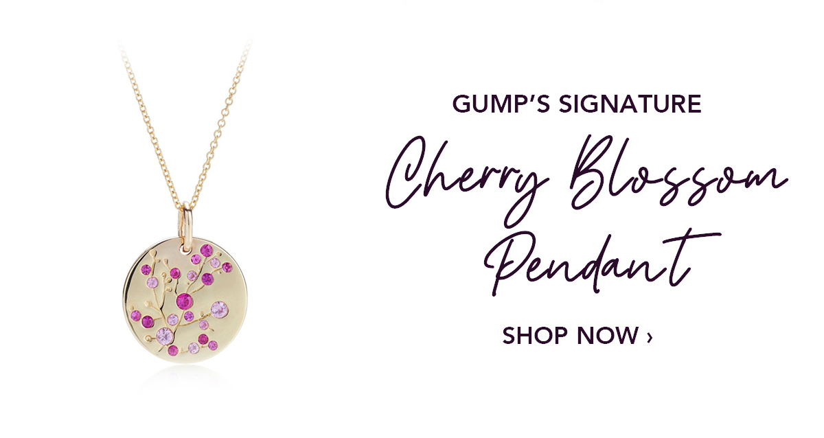 GUMP'S SIGNATURE Cherry Blossom Pendant