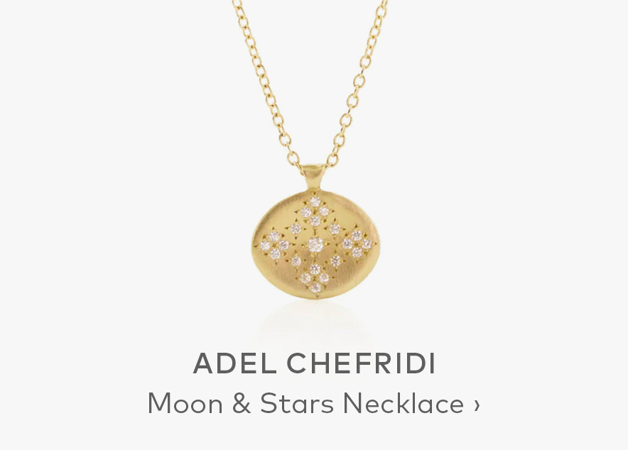ADEL CHEFRIDI Moon & Stars Necklace