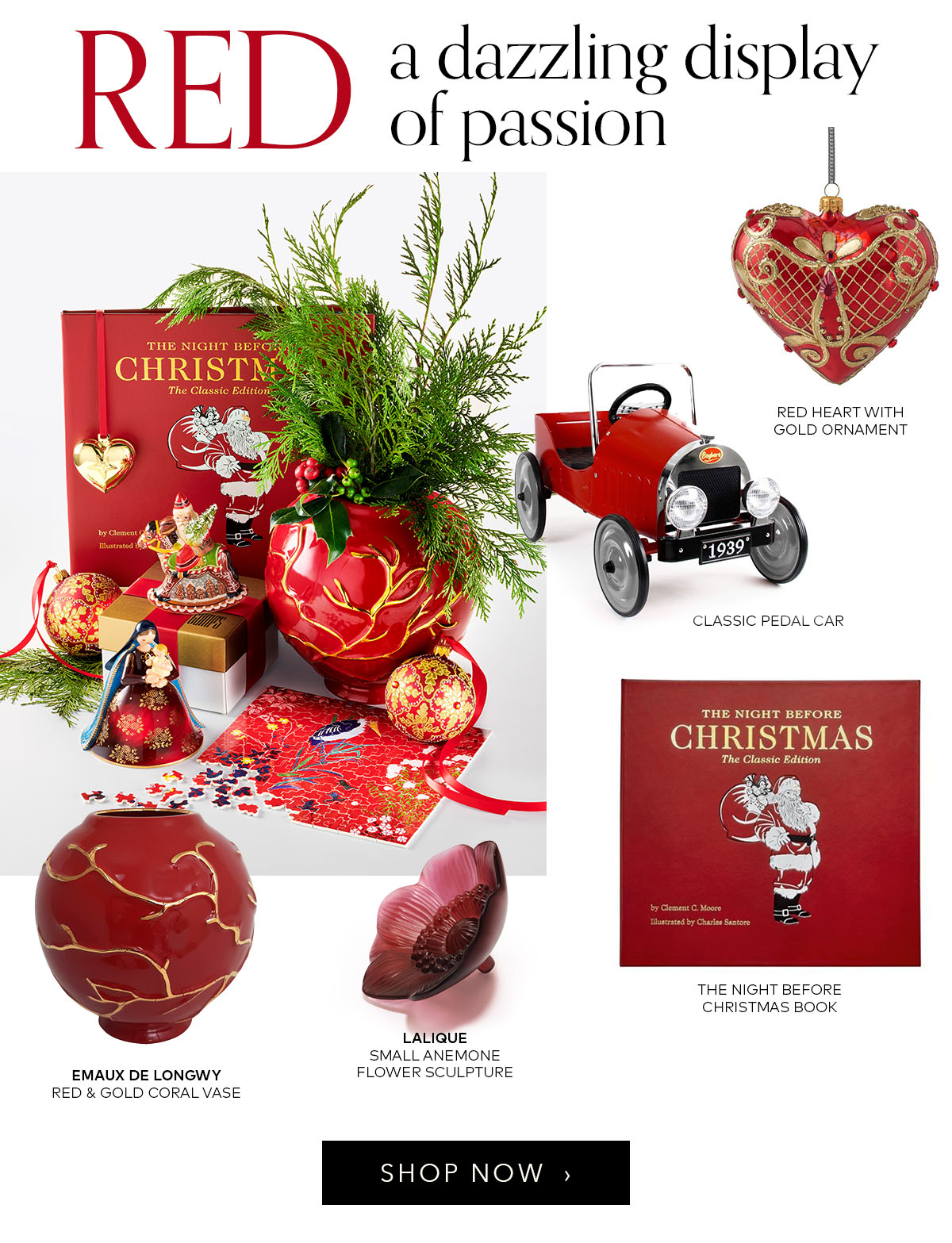 Red - a dazzling display of passion