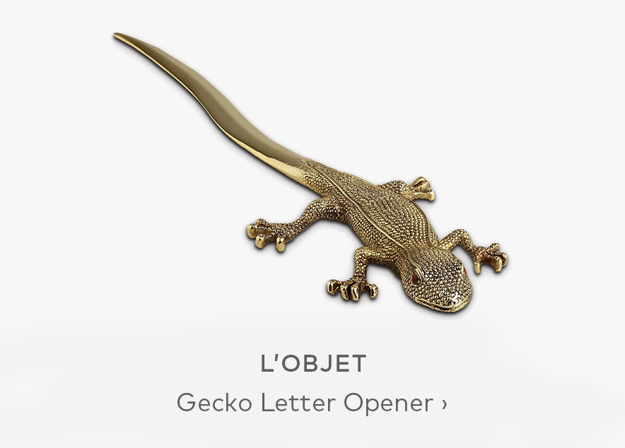 L'OBJET Gecko Letter Opener