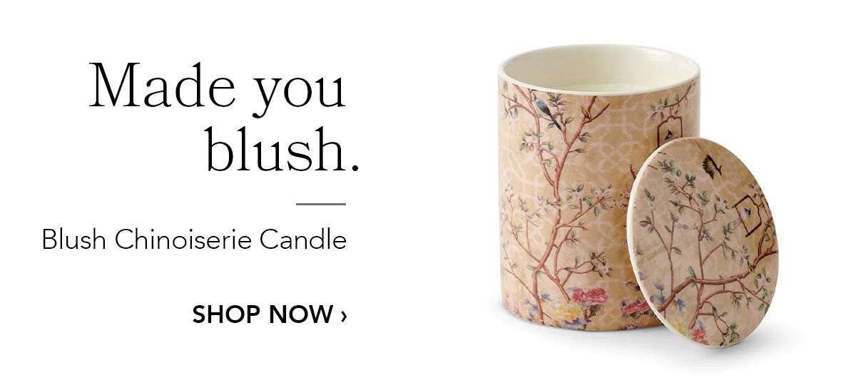 Blush Chinoiserie Candle