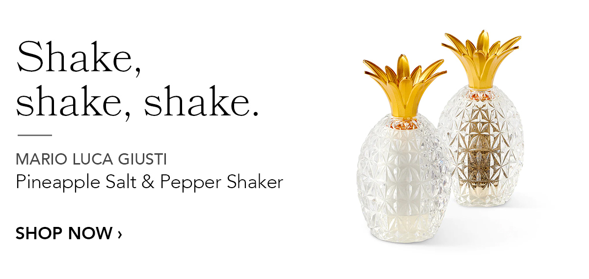MARIO LCA GIUSTI Pineapple Salt & Pepper Shaker