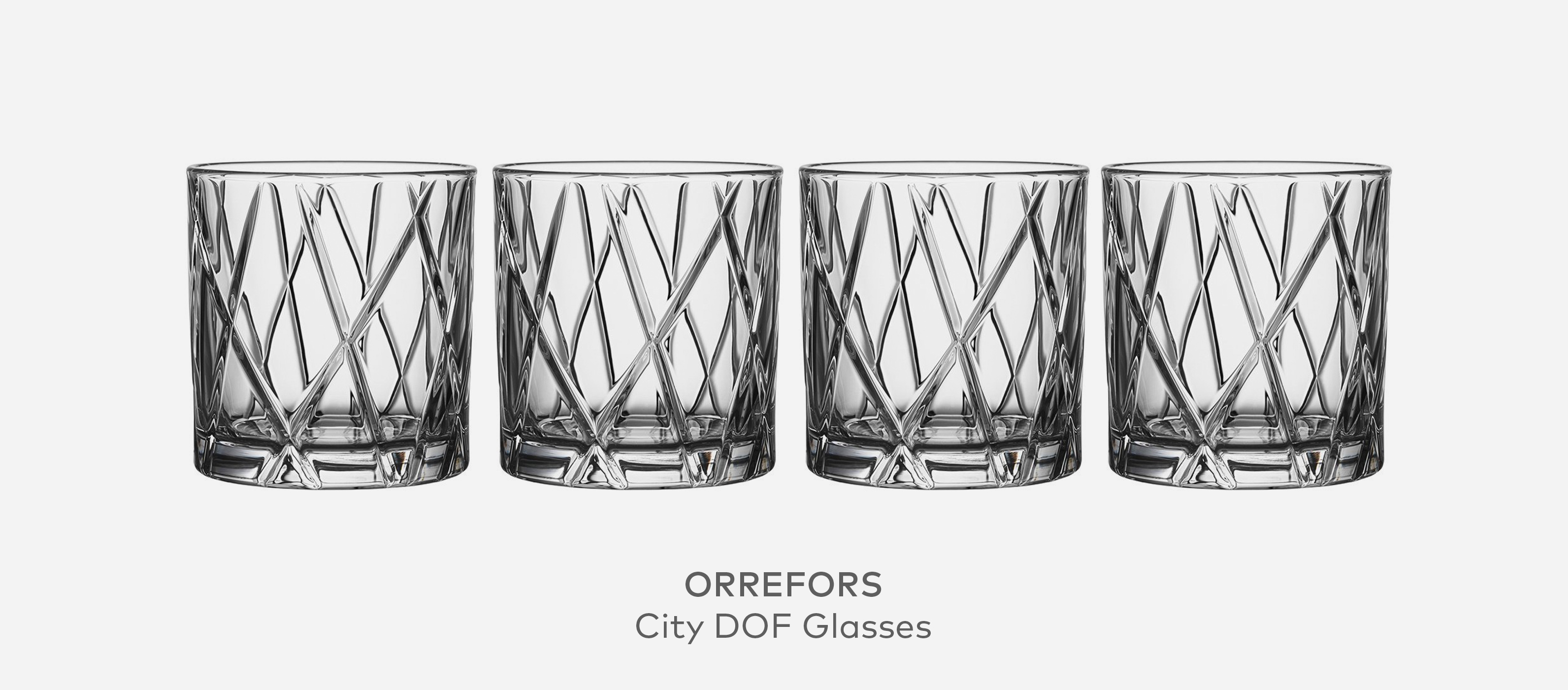 ORREFORS City DOF Glasses