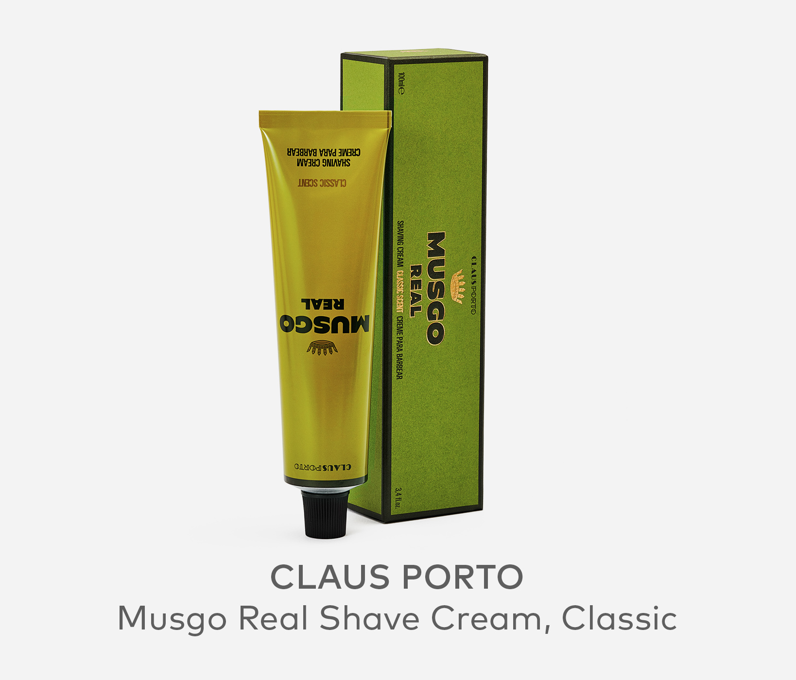 CLAUS PORTO Musgo Real Shave Cream, Classic