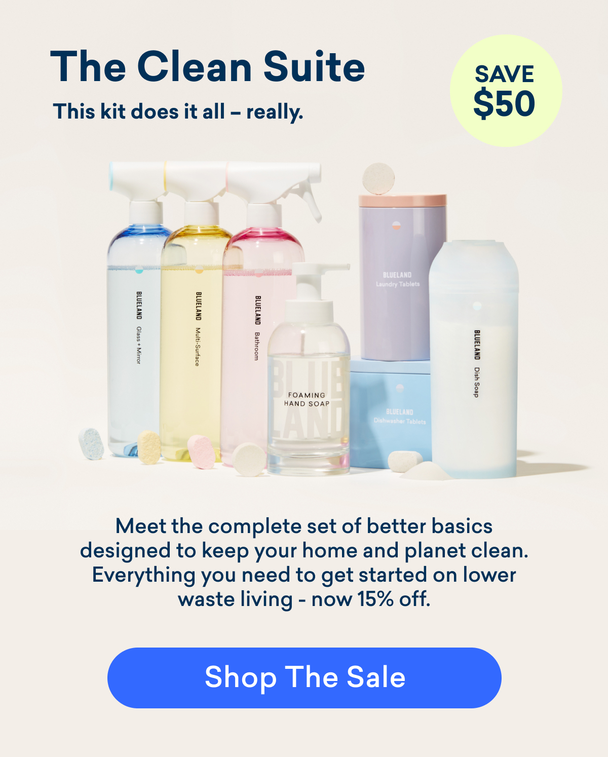 15% off the Clean Suite Kit