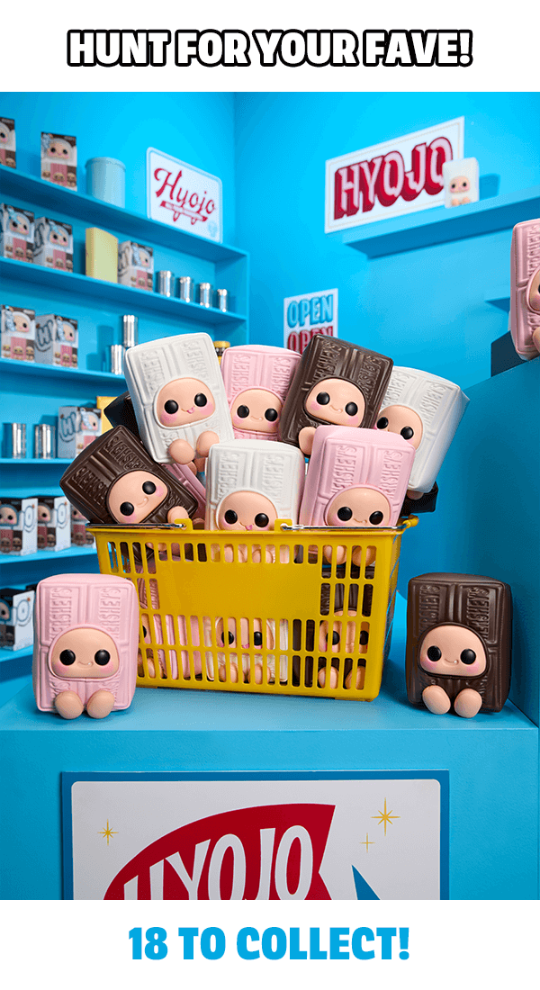 Hunt for your fave! 18 to collect!