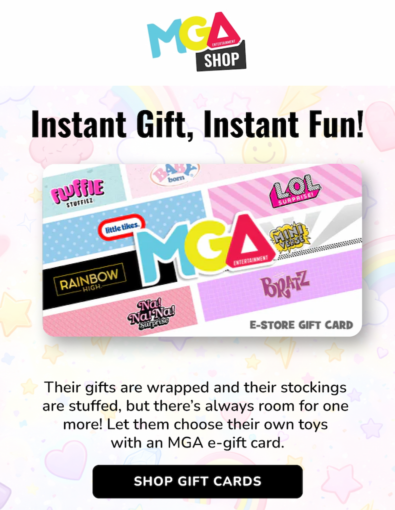 instant gift, instant fun!