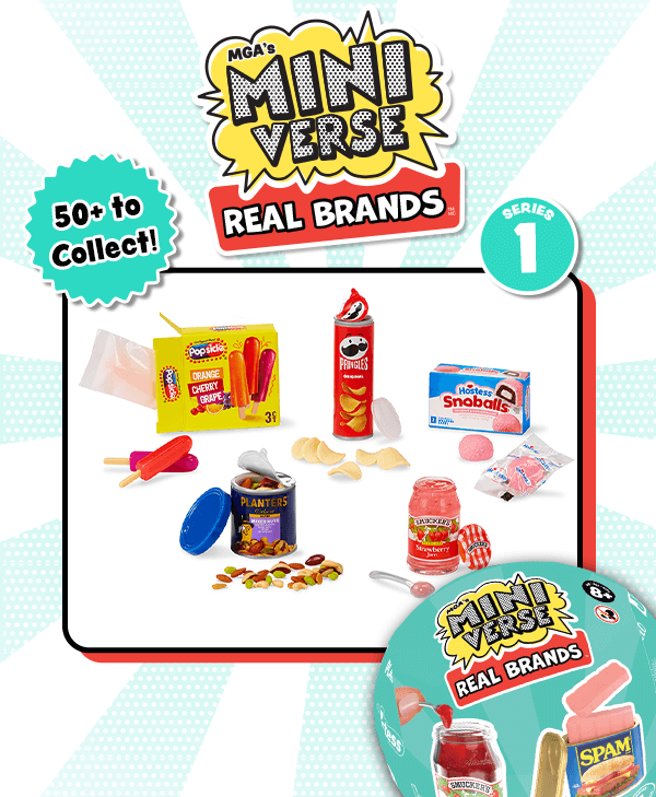 MGA's Miniverse™ Real Brands™ Series 1. 50+ to collect!
