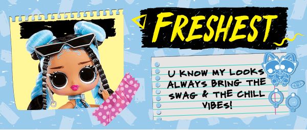 Freshest: U know my looks always bring the swag & the chill vibes!