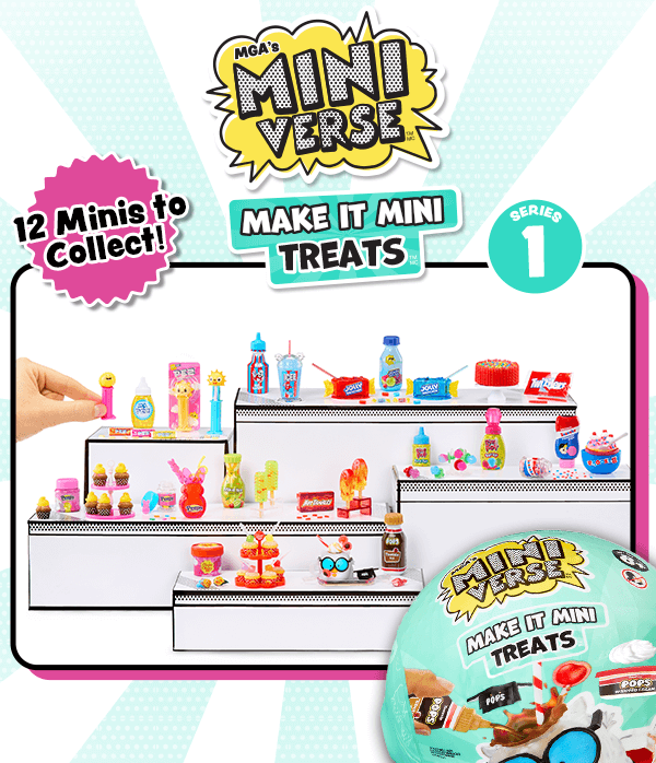 MGA's Miniverse™ Make It Mini Treats™ Series 1. 12 Minis to Collect!