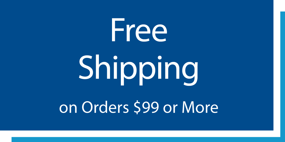 Free shipping on orders $99 or more