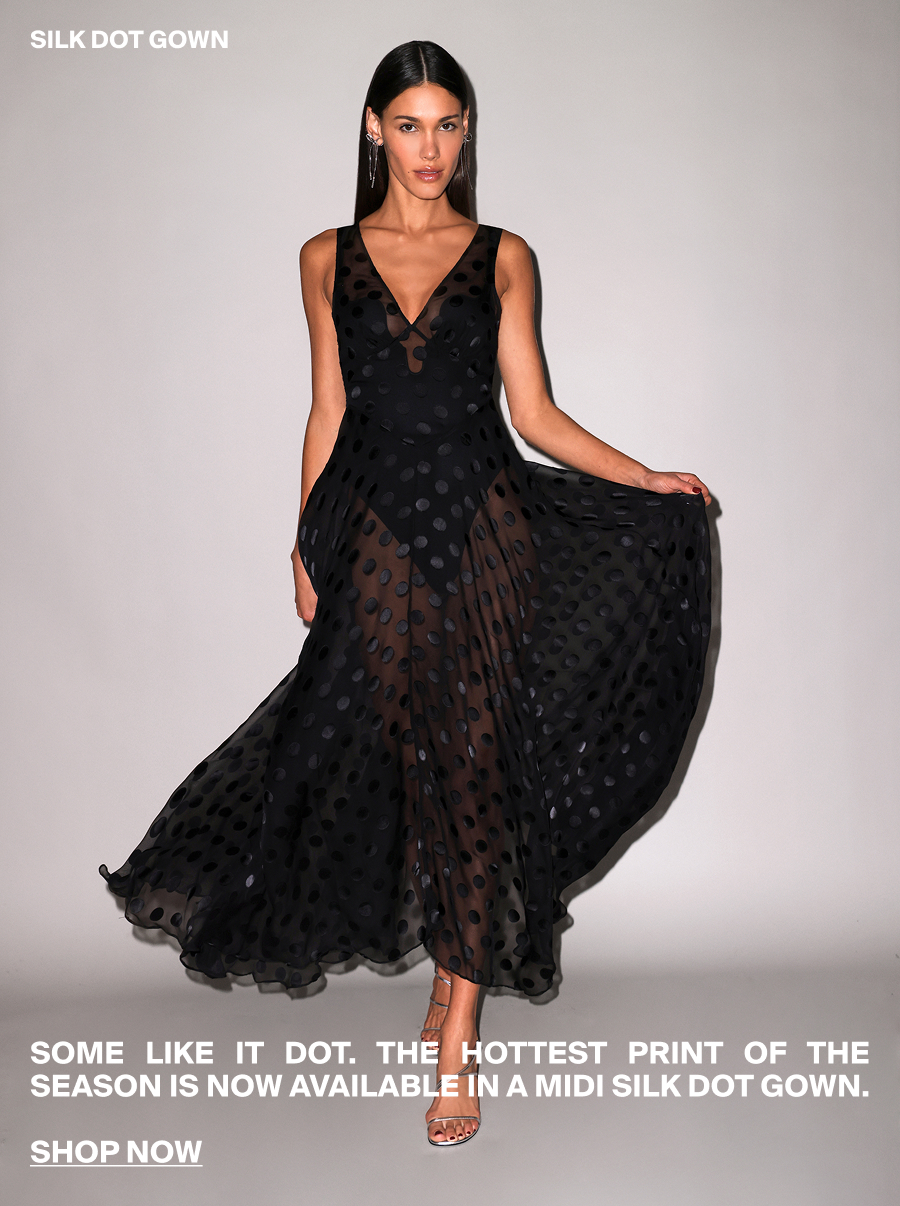Silk Dot Gown