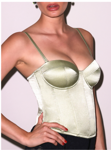 Hamptons Bustier In Willow