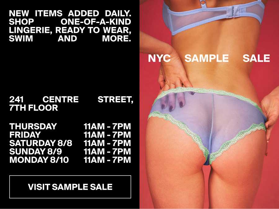 Visit the NYC Sample Sale - 241 Centre Street, 7th Floor
