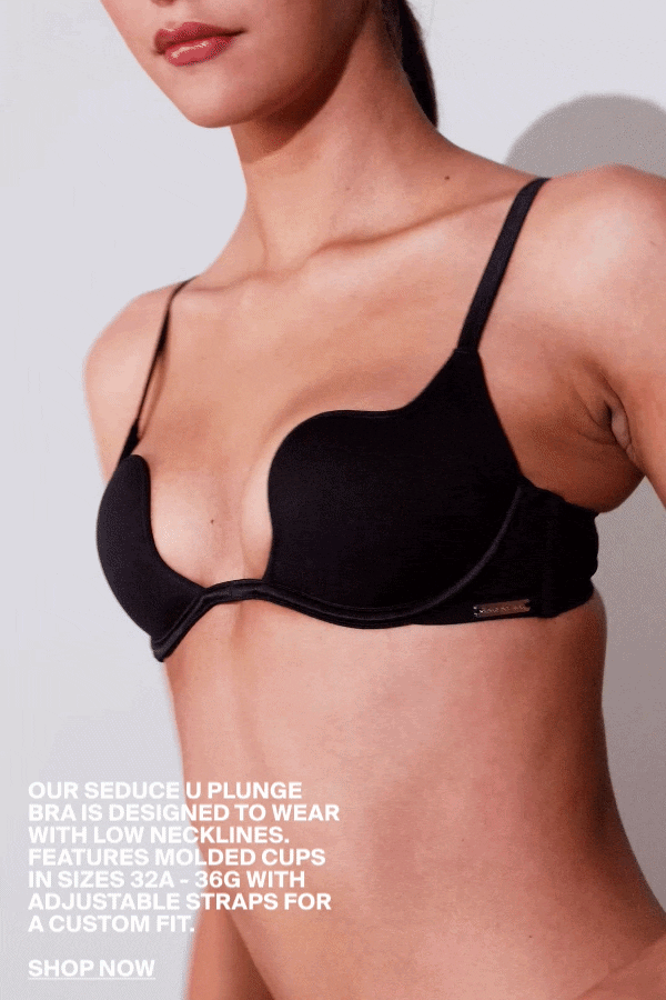 Seduce U Plunge Bra In Black