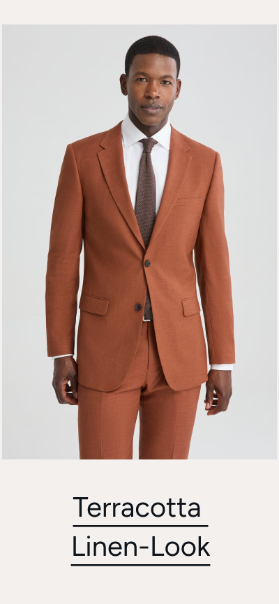 Terracotta Linen-Look