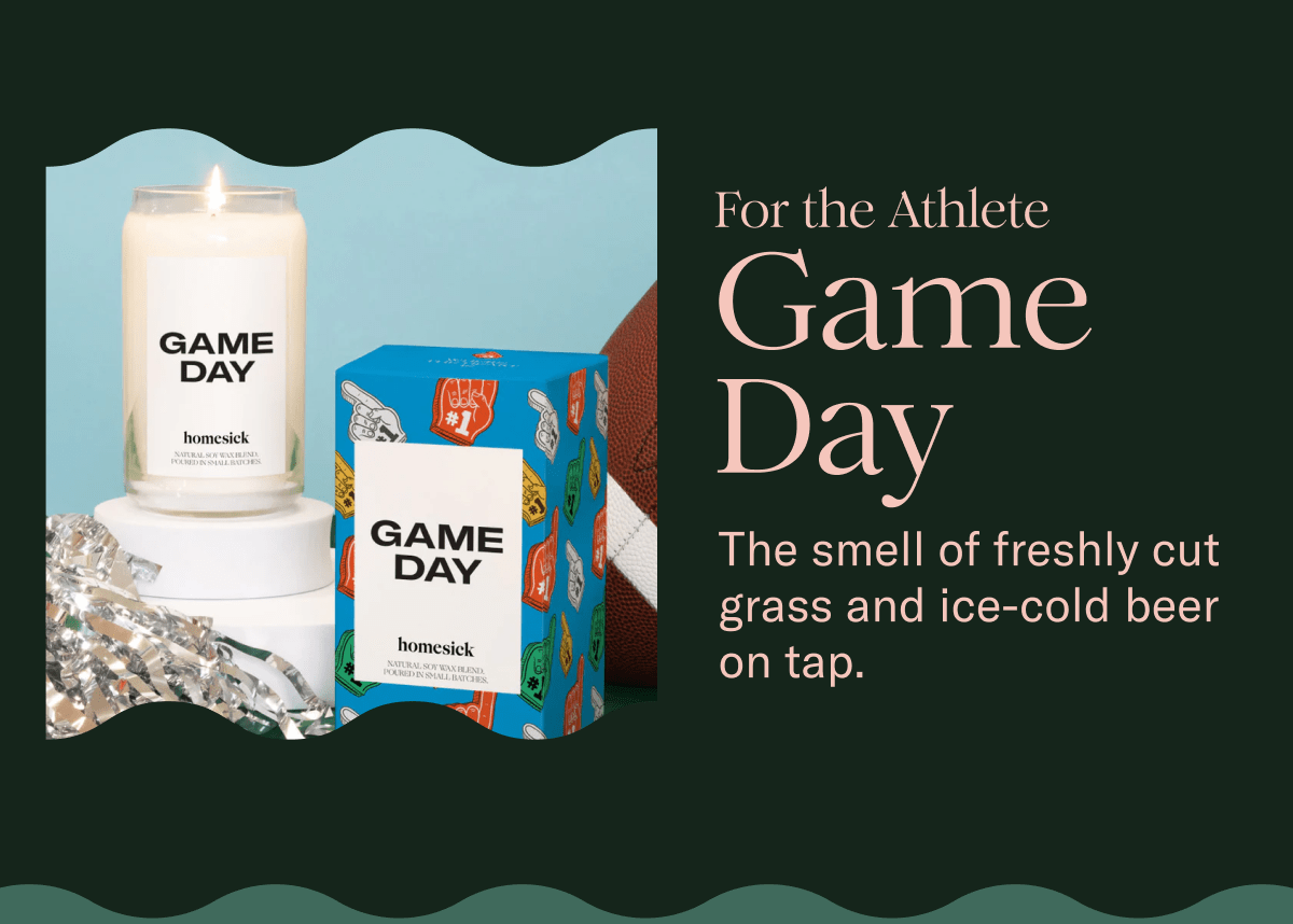 For the Athlete | Game Day | The smell of freshly cut grass and ice-cold beer on tap.