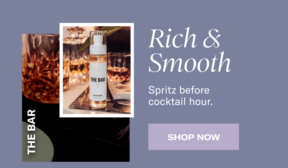 The Bar | Rich & Smooth | Spritz before cocktail hour. | Shop Now
