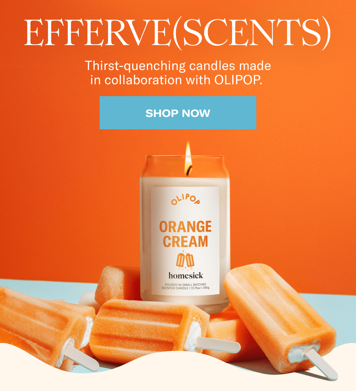 Efferve (Scents) | Thirst-quenching candles made in collaboration with OLIPOP. | Shop Now