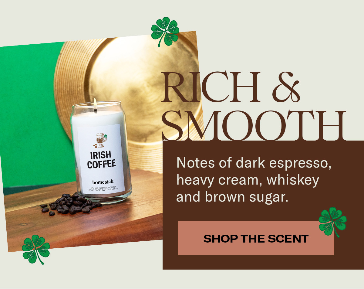 Rich & Smooth | Notes of dark espresso, heavy cream, whiskey and brown sugar. | Shop the Scent