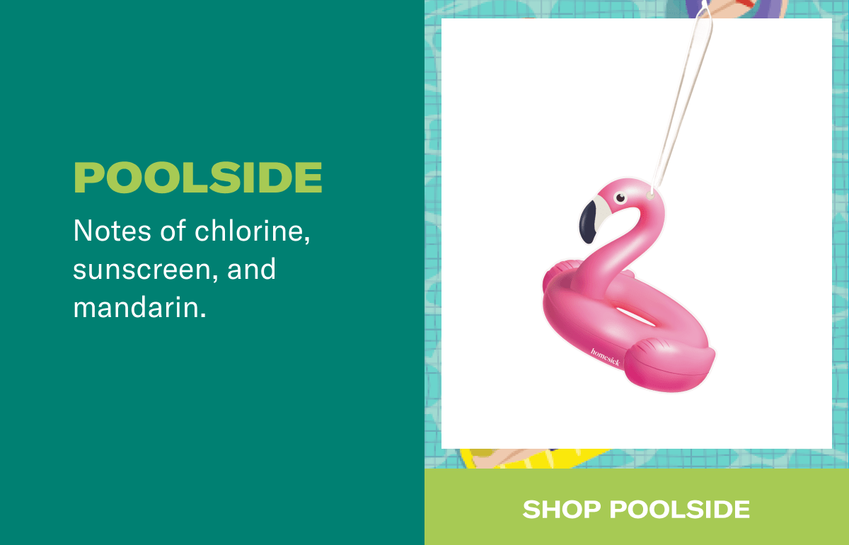 Poolside | Notes of chlorine, sunscreen, and mandarin. | Shop Poolside