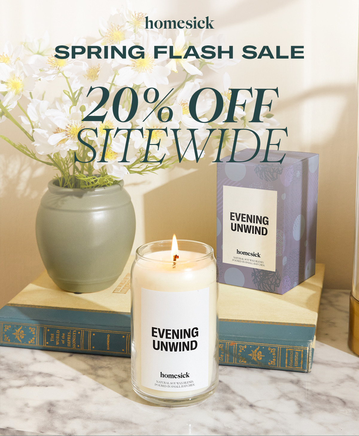 Homesick | Spring Flash Sale | 20% off Sitewide
