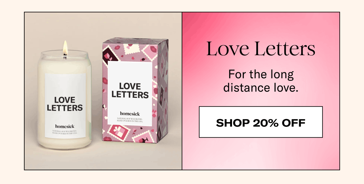Love Letters | For the long distance love. | Shop 20% Off
