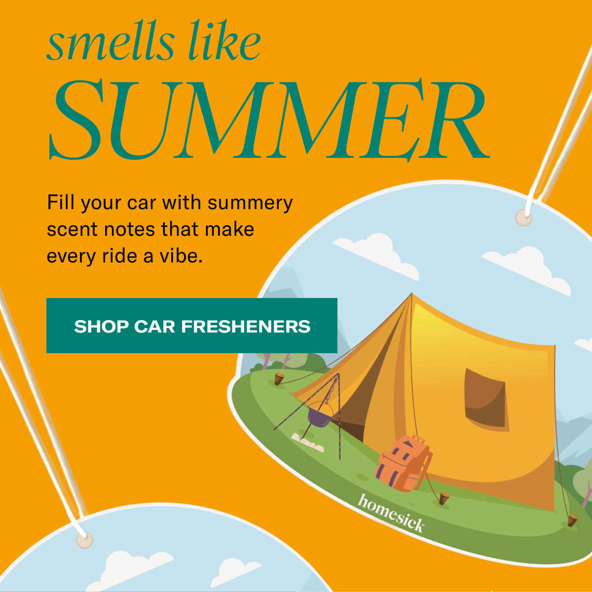 Smells like summer | Fill your car with summery scent notes that make every ride a vibe.&nbsp;| Shop car freshsners 