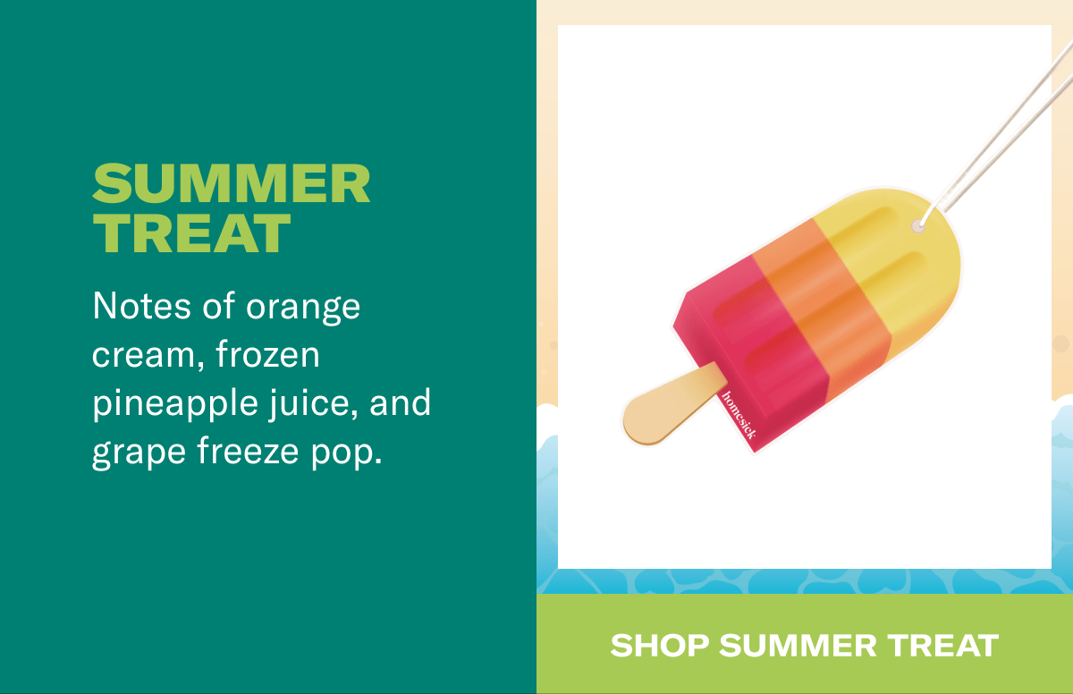 Summer Treat | Notes of orange cream, frozen pineapple juice, and grape freeze pop. | Shop Summer Treat