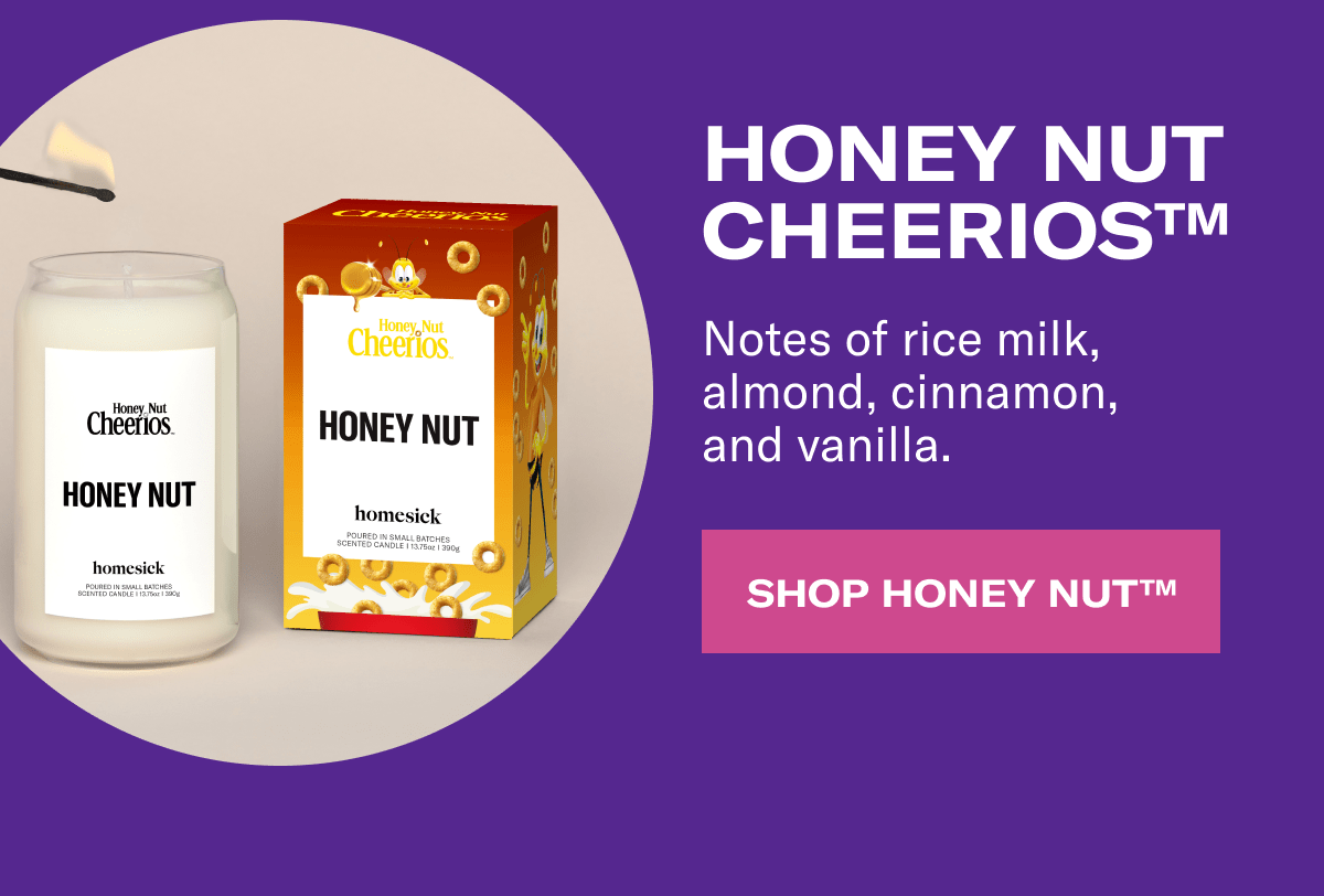 Honey Nut Cheerios™ | Notes of rice milk, almond, cinnamon, and vanilla. | Shop Honey Nut™