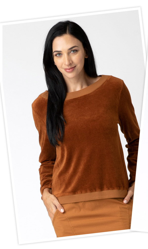 Dakota Pullover in Golden Topaz