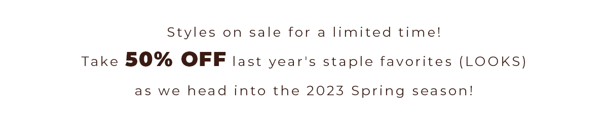 Limited time only!