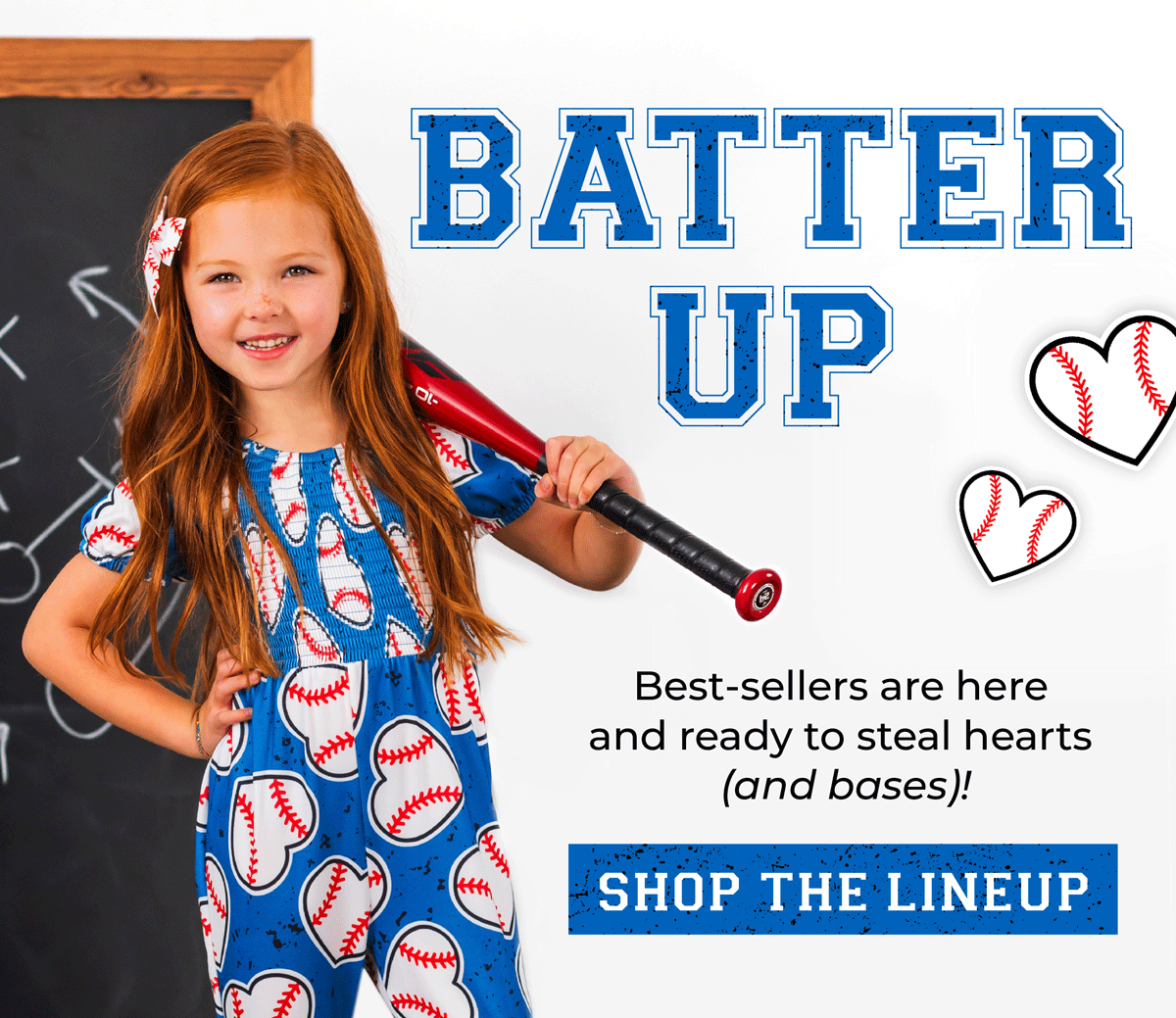 Batter up! Best sellers are here and ready to steal hearts (and bases)! Shop now