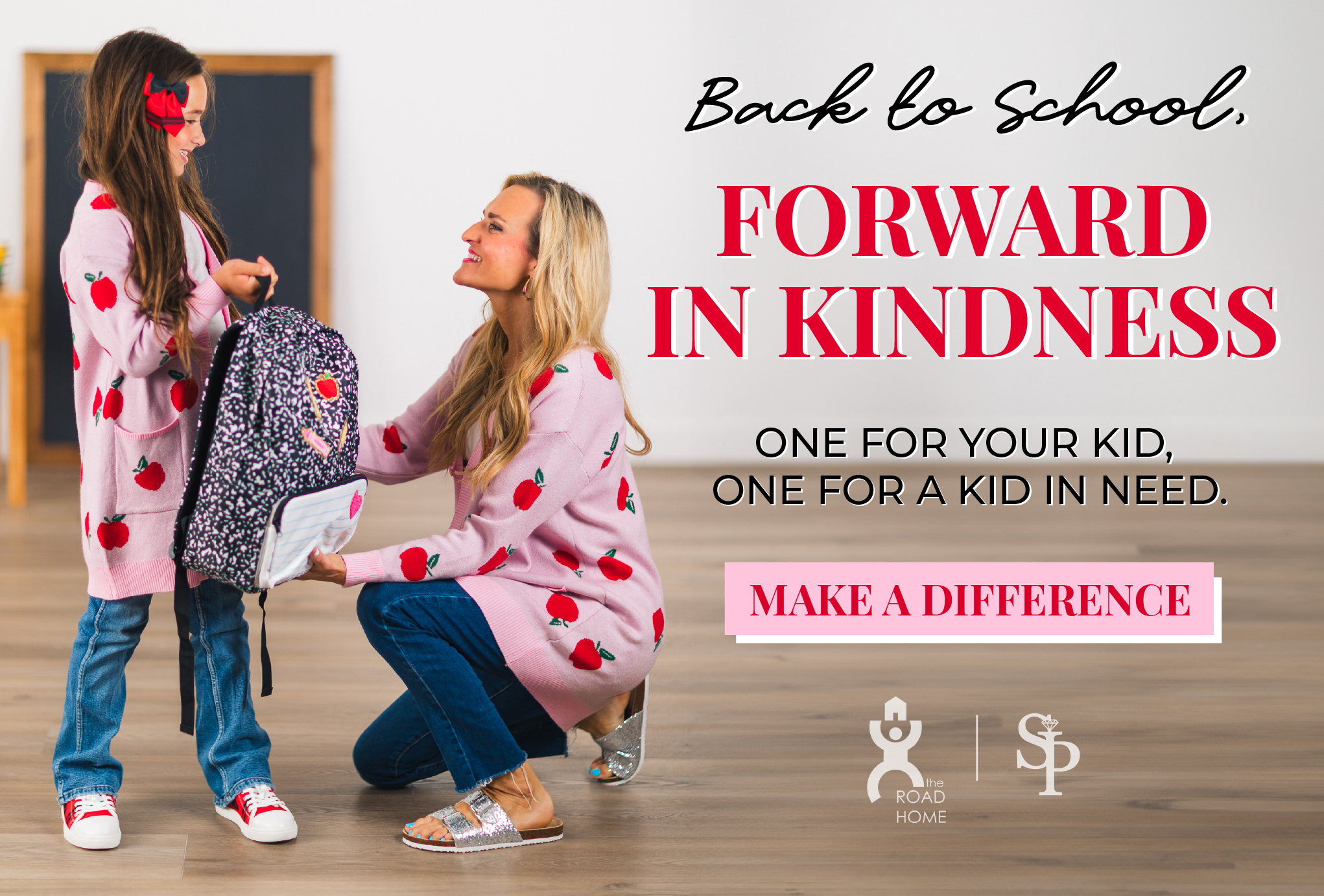 Shop Small. Change Lives. Every school order = A donation to a child in need. Tap to learn more!