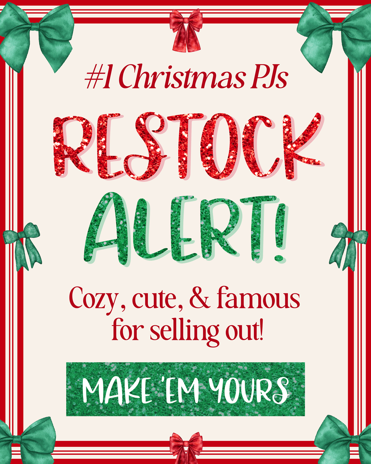 #1 Christmas Pjs: Restock Alert! Cozy, cute & famous for selling out. Shop now!