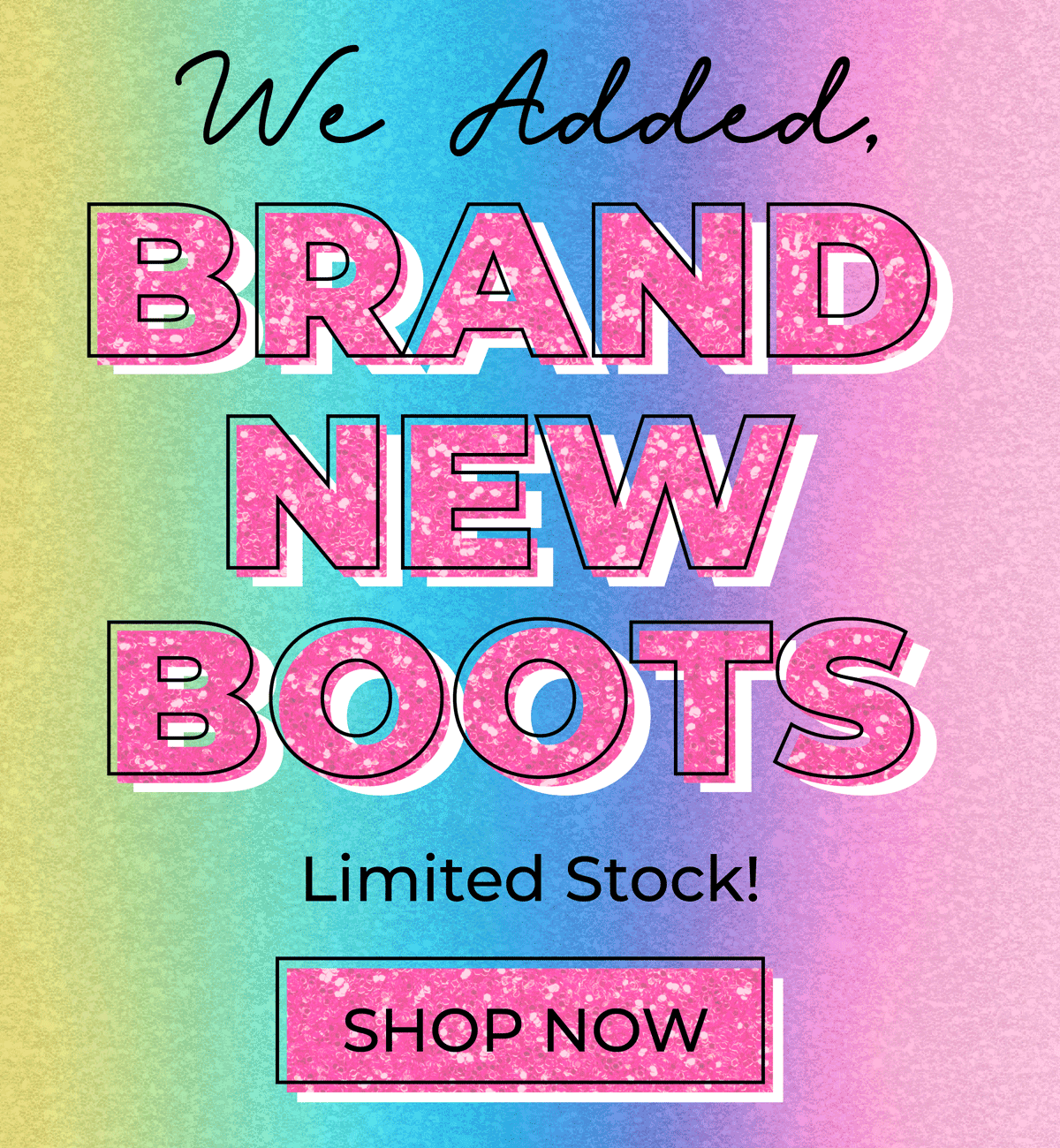 We added BRAND NEW BOOTS! Limited stock! [SHOP NOW]