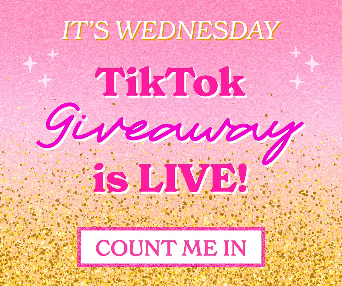It's Wednesday! TikTok Giveaway is live. Enter Now!
