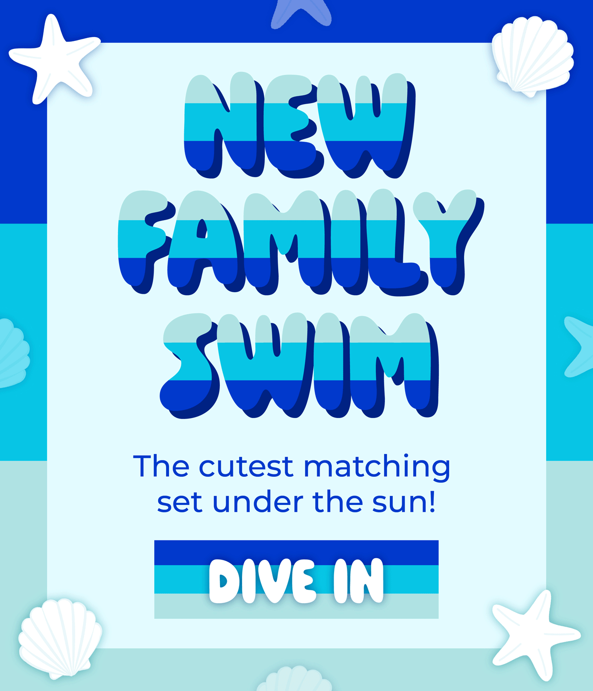 New Family Swim: The cutest matching set under the sun. Shop now!