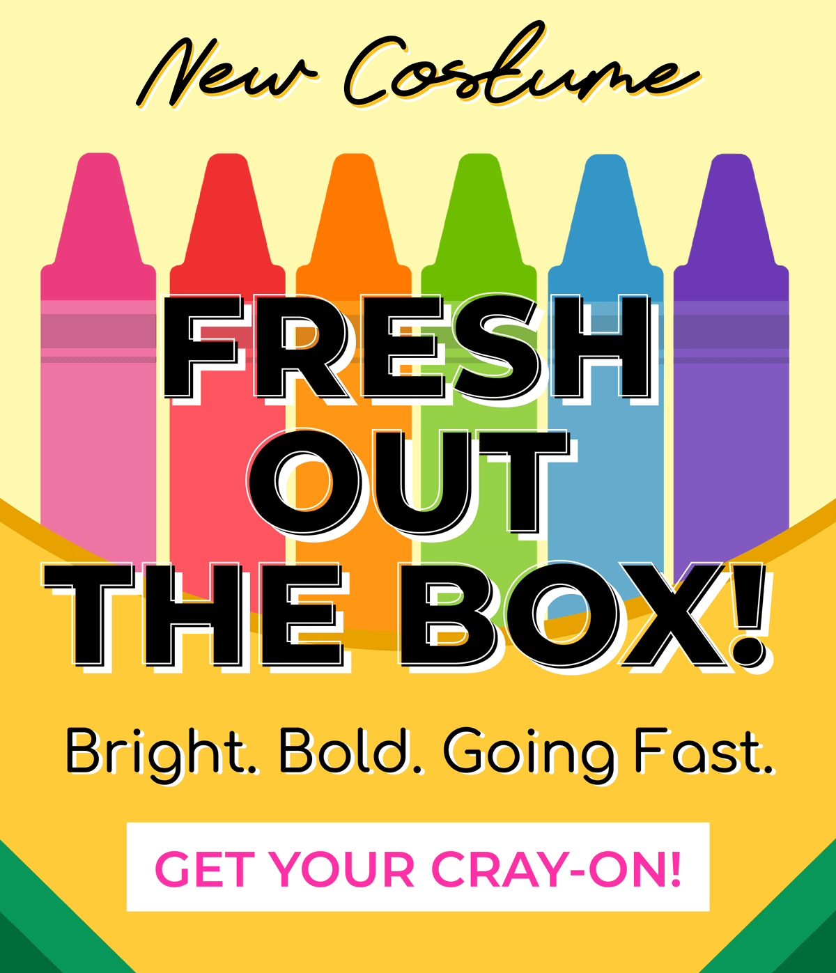 New Costume: Fresh out the box! Shop now!