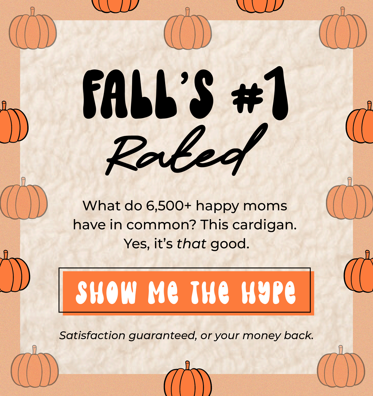 Fall's #1 Rated: What do 6,500+ happy moms have in common? This cardigan. Yes, its' that good. Get yours now!