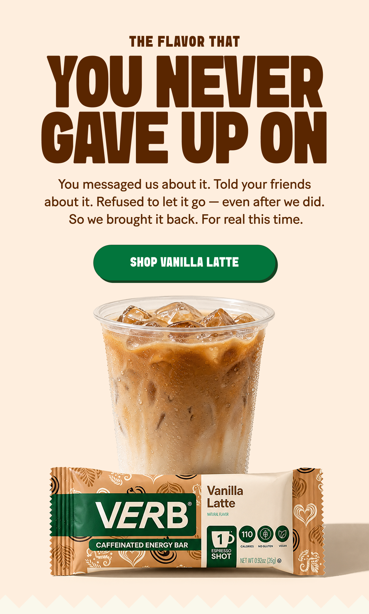 SHOP VANILLA LATTE