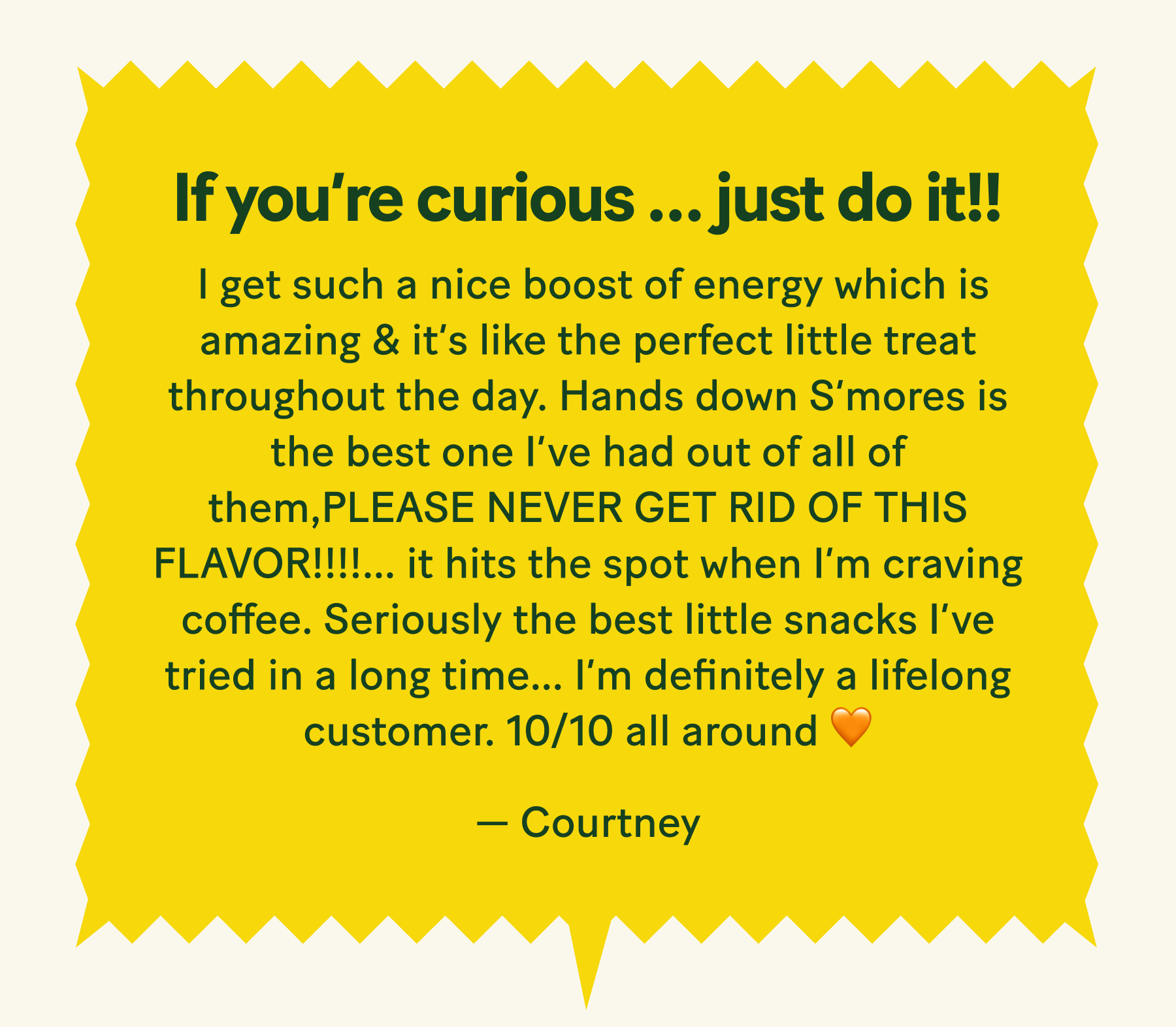 If you're curious... just do it!!