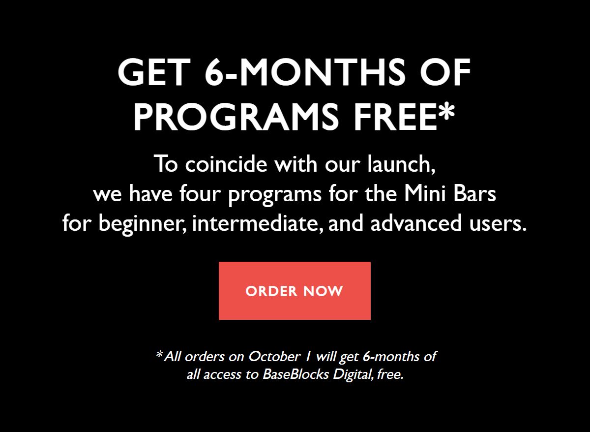 The Mini Bars have landed. Get first dibs. BaseBlocks