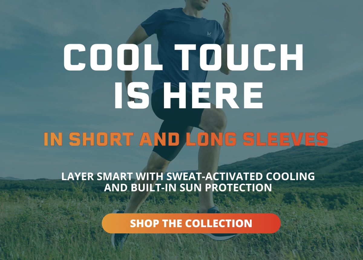 COOL TOUCH IS HERE. IN SHORT AND LONG SLEEVES. Layer smaet with sweat activated cooling and built-in sun protection. Shop the collection.