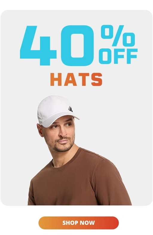 40% OFF HATS