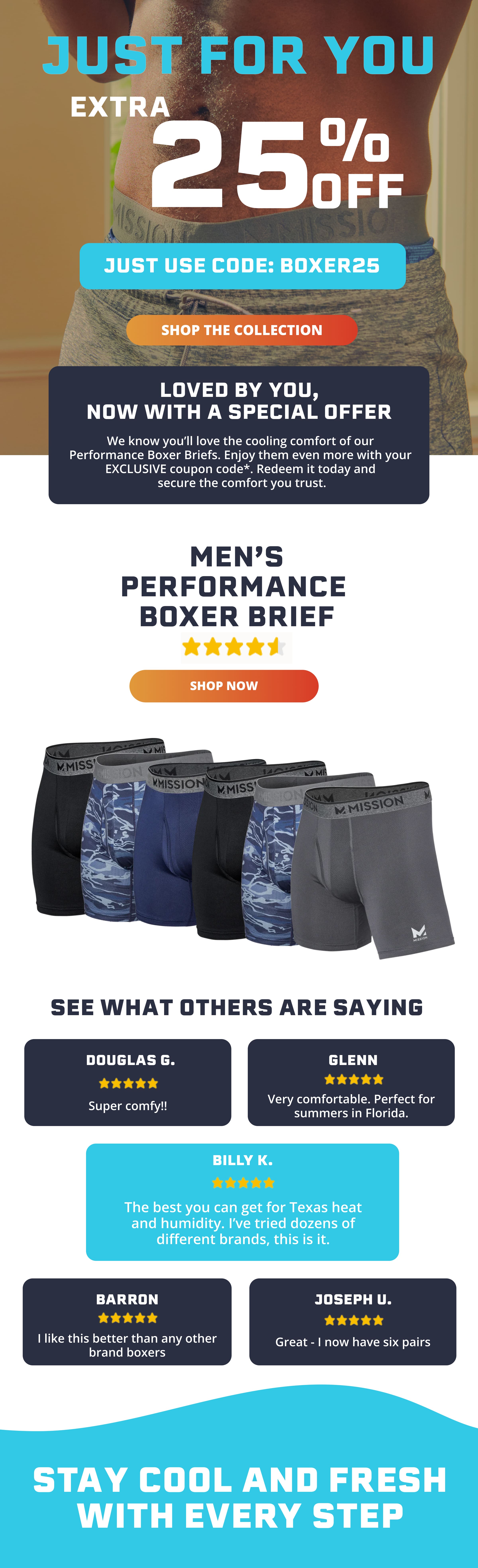MENS BOXER BRIEF