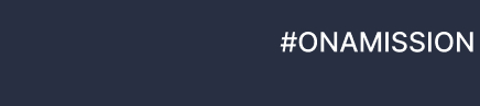 #onamission