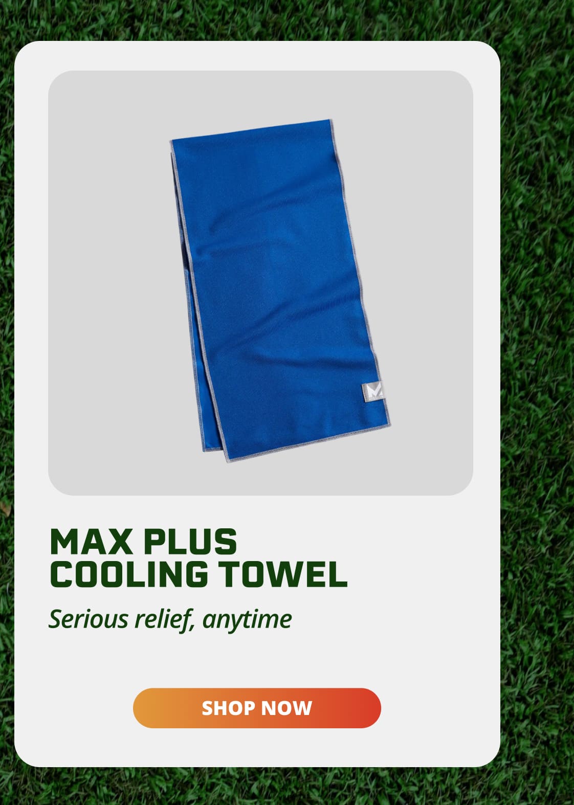 Max Plus Cooling Towel - Mission Blue/Alloy