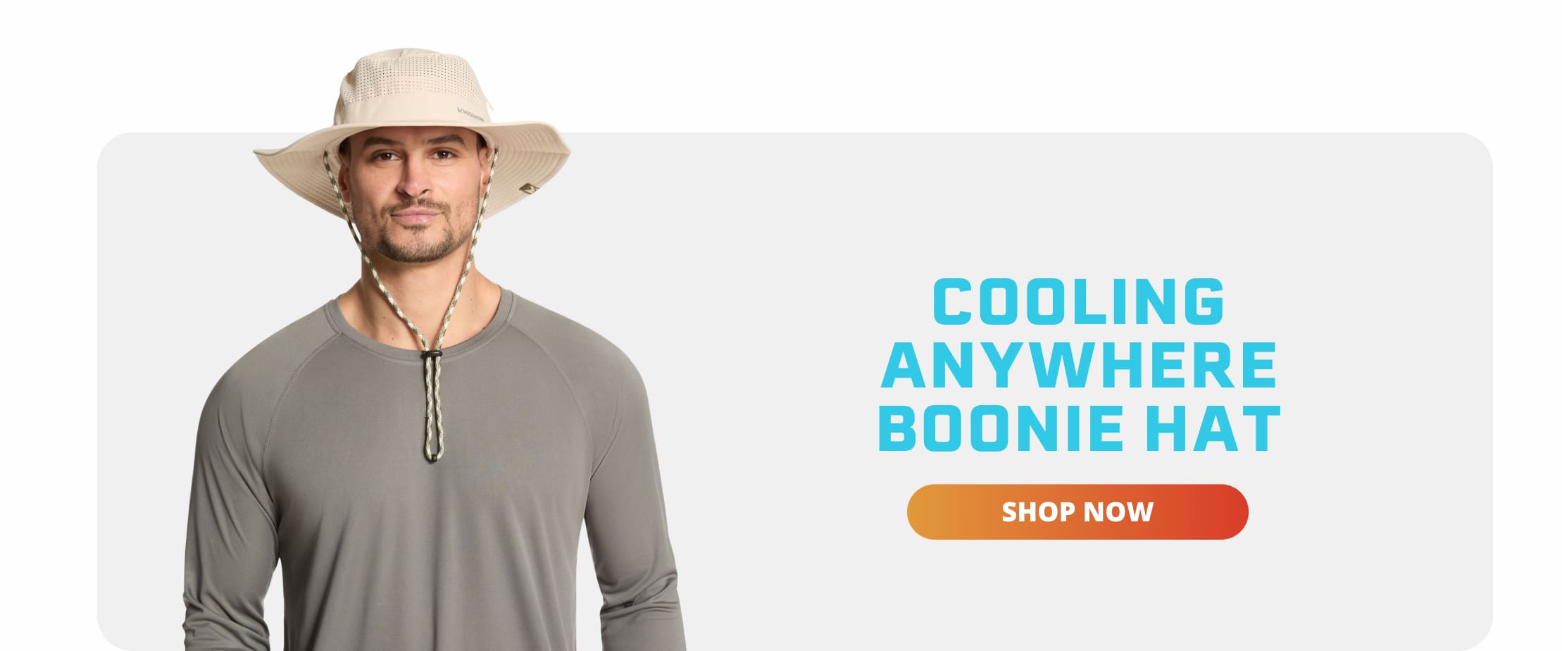 Cooling Anywhere Boonie Hat - Oatmeal